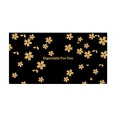 12 pezzi Black Bronzing Bronzing Biglietto Greeting Biglietto di auguri di alta qualità Golden Blessing Biglietto di auguri con busta (Four Leaf Clover)