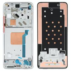 Piastra per cornice LCD con alloggiamento anteriore originale per Xiaomi Redmi K30 Ultra M2006J10C (argento)