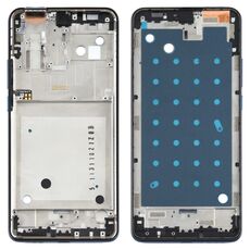 Piastra cornice cornice LCD alloggiamento anteriore per Motorola One Hyper XT2027 XT2027-1 (blu)