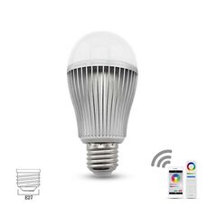 FUT019 Lampadina a doppio LED bianco 9W 2.4GHZ RF controllabile Wifi abilitato CCT Luminosità regolabile Dimming E26 / E27