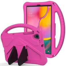 Per Samsung Galaxy Tab A 10.1 (2019) T510 EVA Custodia protettiva anti caduta piatta con supporto (RoseRed)