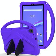 Per Lenovo M10 Plus X606 / TAB K10 2021 TB-X6C6F / TB-X6C6L / TB-X6C6X EVA Anti caduta flat Case protettiva con supporto (viola)