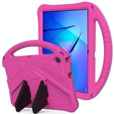 Per Huawei MediaPad T3 10 Guscio protettivo anti caduta piatto EVA con supporto (RoseRed)