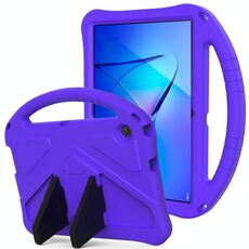 Per Huawei MediaPad T3 10 Guscio protettivo anti caduta piatto EVA con supporto (viola)