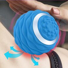 Yoga Silicone Fascia Ball Rilassamento muscolare profondo Palla per massaggio ai piedi (blu)
