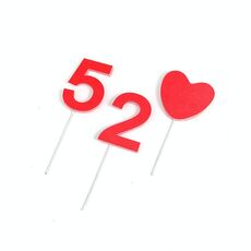 20 pezzi San Valentino Soft Clay EVA Love Cake Decoration EVA Love 520