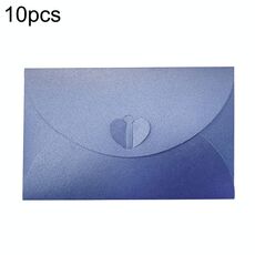 50 PCS Love fibbia perla carta timbratura a caldo involucro involucro lettera di invito (lago blu)