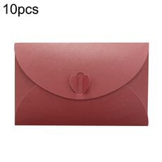 50 pz Amore fibbia perla carta timbratura a caldo involucro involucro lettera di invito (viola)