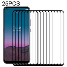 Per Nokia 5.4 25 PCS Full Glue Pellicola in vetro temperato a schermo intero