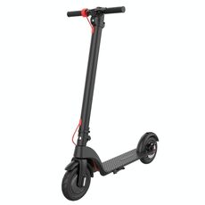 [Magazzino EU] X7 Scooter fuoristrada pieghevole impermeabile da esterno con pneumatici da 8,5 pollici e display LCD e luci a LED e batteria al litio da 6,4 Ah, portante: 20-100 kg (nero)
