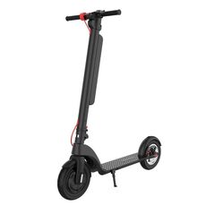 [Magazzino EU] X8 Scooter elettrico pieghevole impermeabile da esterno con pneumatici da 10 pollici e display LCD e luci a LED e batteria al litio da 10 Ah, portante: 20-100 kg (nero)
