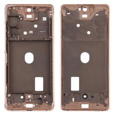 Per Samsung Galaxy S20 FE Cornice con cornice centrale (oro)