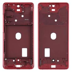 Per Samsung Galaxy S20 FE Cornice con cornice centrale (rossa)