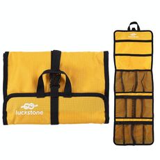 LUCKSTONE Outdoor Climbing Rope Hook Storage Bag Attrezzatura da arrampicata Borsa per organizzare Borsa per attrezzi (gialla)