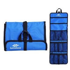 LUCKSTONE Outdoor Climbing Rope Hook Storage Bag Attrezzatura da arrampicata Borsa per organizzare la borsa degli attrezzi (Sky Blue)