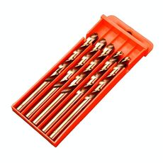 5 PCS 12.0mm 5 PCS Acciaio ad alta velocità M35 Punta elicoidale contenente cobalto Punta da trapano completamente rettificata in acciaio inossidabile