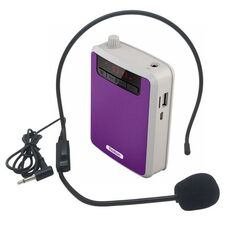 L'amplificatore vocale portatile Rolton K300 supporta la radio FM / MP3 (viola)