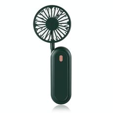 LN2 Ventilatore portatile pigro USB pieghevole da esterno, piccolo ventilatore (verde)