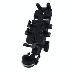 Supporto per telefono cellulare multifunzione per motocicletta Supporto per locomotiva universale regolabile Equitazione anti-shake Attrezzatura fissa (a forma di U tuttofare)