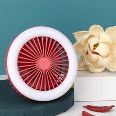 6355 Mini moschettone pieghevole per fanale notturno (rosso)