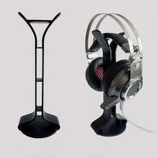 2 PCS Supporto universale per cuffie Display Mensola Internet Cafe Computer Gancio per cuffie (nero)