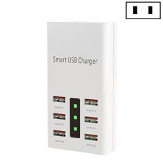 Presa di ricarica multifunzione a 6 porte da 30 W 2 A Presa di ricarica USB universale per smartphone e tablet (spina americana)