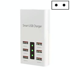 Presa di ricarica multifunzione a 6 porte 30W 2A Caricatore USB universale per smartphone e tablet (spina europea)