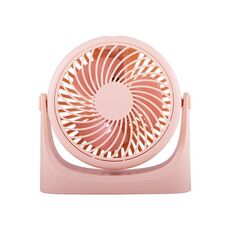 Mini ventola USB silenziosa JD-Q1 Office Student Dormitory (rosa)