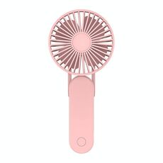 F1 USB portatile pigro appeso al collo ventaglio mini ventilatore portatile pieghevole (rosa)