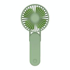 F1 USB portatile pigro appeso a collo ventaglio mini ventilatore portatile pieghevole (verde)