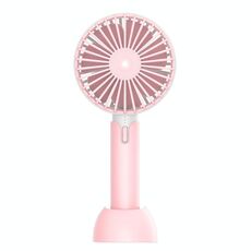 Mini ventilatore silenzioso portatile da tavolo portatile, colore: X1 rosa