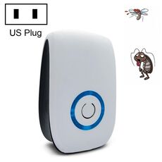 H12 2 PCS Repeller per mouse elettronico ad ultrasuoni Mini repeller per zanzare per uso domestico, Specifiche del prodotto: spina americana (bianca)