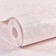 Semplice tessuto non tessuto camera da letto soggiorno wallpaper semplice carta da parati autoadesiva 3D stereo imitazione diatomea di fango, specifica: 0,53 x 3 metri (714-3 rosa chiaro)