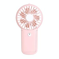 P9 Porta cellulare Mini ventilatore da esterno per bambini appeso al collo USB Fan (rosa)