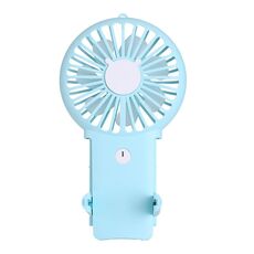 P9 Porta cellulare Mini ventilatore da esterno per bambini Appeso al collo Ventilatore USB (blu)