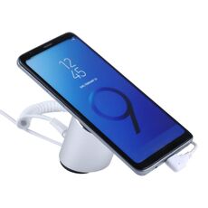 Espositore cilindrico con guscio in alluminio Espositore con sistema di sicurezza magnetico digitale Allarme antifurto / Allarme antifurto Supporto per display per Samsung / Huawei / Xiaomi / OPPO / vivo / LG con porta Type-C / USB-C