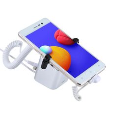 Supporto per allarme antifurto a colonna quadrata con guscio in alluminio Sistema di sicurezza Allarme antifurto / Supporto per display antifurto per Samsung / Huawei / Xiaomi / OPPO / vivo / LG con porta micro-USB