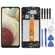 Schermo LCD originale per Samsung Galaxy A12 4G SM-A125F Digitizer Assemblaggio completo con cornice