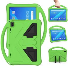 Per Lenovo Tab 4 10 (TB-X304F / N) Guscio protettivo anti caduta piatto EVA con supporto (verde)