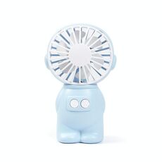 FY040 2 PCS Ventilatore portatile da esterno USB portatile Mini ventilatore da tavolo per ufficio notturno (blu)
