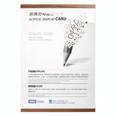 A4 Vertical Cork Board Acrilico MAGNETIC MAnGETIC SCHEDA PARETE Scheda visualizzata