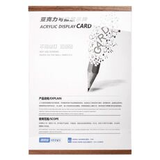 A3 Vertical Cork Board Acrilico Display magnetico Telaio a parete Appeso
