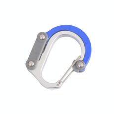 MULTIFUNZIONAMENTO Moscabiner Allega di alluminio D-tipo Prodotti per esterni Fibbia a sospensione rapida (blu)