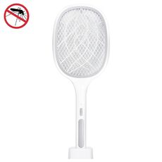 Zanzara elettrica zanzara zanzare killer Due-in-one USB ricaricabile per uso domestico zanzara zanzara, colore: LEDX6 Grigio (ricarica di base)