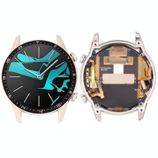 Schermo LCD e digitalizzatore Assemblaggio completo con telaio per Huawei Watch GT 2 46mm (argento)