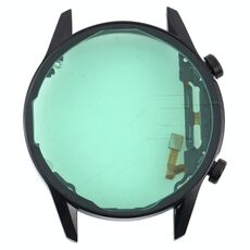 Piastra di cornice per cornice a schermo LCD per orologio Huawei GT 2 46mm (nero)