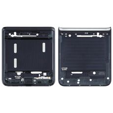 For Samsung Galaxy Z Flip 5G SM-F707  Lower Middle Frame Bezel Plate (Black)