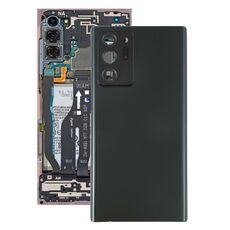 Per Samsung Galaxy Note20 Ultra Cover posteriore della batteria con copriobiettivo della fotocamera (nero)