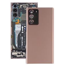 Cover posteriore batteria per Samsung Galaxy Note20 Ultra con copriobiettivo fotocamera (oro rosa)
