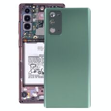Cover posteriore batteria per Samsung Galaxy Note20 con copriobiettivo fotocamera (verde)